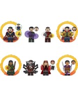 Doctor Strange the Multiverse Portal Scarlet Witch Mordo Wong 8pcs Minif... - $25.28 CAD