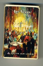 Delta Air Lines Las Vegas Nevada  Deck of  Playing Cards  - £9.29 GBP