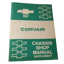 Chevrolet Corvair Chassis Shop Manual 1966 Chevy Book Supplement Usa Vintage  - $18.54