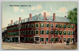 Hotel Thacher Biddeford ME Maine Postcard A39 - £7.86 GBP