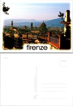 Italy Tuscany Florence (Firenze) Nice View Florence Cathedral Vintage Po... - $9.40