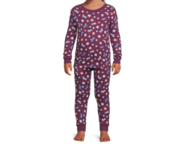 Wonder Nation Toddler Girl Long Sleeve Tight Fit Sleepset Orchid Spark Size 3T - £12.38 GBP