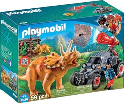 PLAYMOBIL Enemy Quad with Triceratops Building Set 9434 - £58.68 GBP
