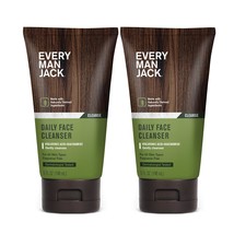 Every Man Jack Daily Energizing Face Wash for Men - Deeply Cleanse, Moisturize,  - £27.16 GBP