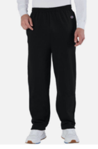 Champion Sweatpants Men&#39;s L Fleece Powerblend Pants Black NWT - £21.39 GBP