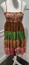 Silk Women Strap Dress Size Small India - £11.78 GBP