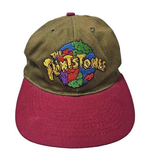 Flintstones Snapback OTTO 1994  Embroidered Green And Maroon Vtg New NWT - £39.38 GBP