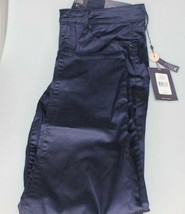 NYDJ Womens Sheri Slim Navy Deep Peaco Straight Leg Pants Size 8 NWT - £38.95 GBP