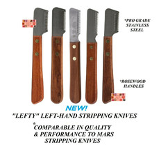 Left Hand Lefty Dog Coat Stripping Knife Stripper Carding Knives*Compare To Mars - £14.93 GBP