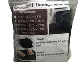 Bestalent Outdoor Window Cover- 27.5”W X 25”D X 19”H-open box 1 Pc - $38.49