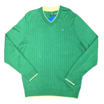 adidas Originals Men&#39;s Cashmere Knit Golf Sweater Green Pull Over Size L... - $129.99
