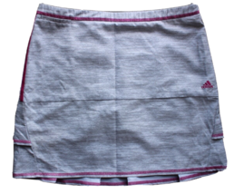 Adidas Climacool Gray/Pink Marled Pleated Skort ~4~ Z76168 - £11.18 GBP