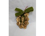 Vintage Christmas Holiday Angel Playing Instrument Ornament 3&quot; - £18.68 GBP
