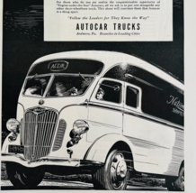 1937 Autocar Trucks Advertisement Automobilia Transportation Pennsylvani... - $35.00 CAD