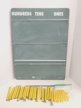 Ideal FUNDAMATH No. #7775 Modern Abacus Board Beads Teaching Manipulatives - £31.84 GBP