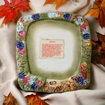 Lights Of Cobblestone Village Base ONLY Butterfly Inn House Ceramic Floral Vtg - £11.86 GBP