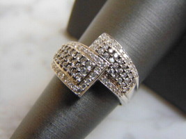 Womens Vintage Estate 14k White Gold Diamond Ring 6.5g  E1036 - £1,146.57 GBP