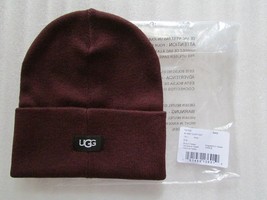 UGG Hat Oversize Knit Cuff Beanie Port Unisex New $55 - £35.08 GBP