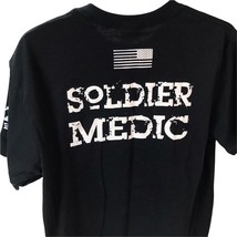 Charlie Company Cougars Tee Soldier Medic T-shirt Sz M Black Jerzees - £15.48 GBP