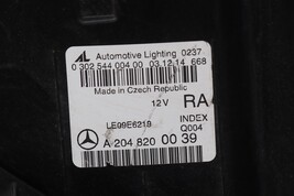 2012-15 Mercedes C204 C250 C300 C350 Headlight Lamp Halogen Passenger Right RH image 5