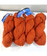 New Berroco yarn Vintage Chunky x4 skeins #6164 Tang Orange rust Bulky-5 - $1,311.47 MXN