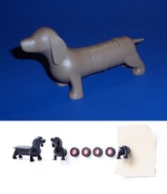 Dachshund Dog Puzzle Magnet - Magnetic Figure in Tan - £8.62 GBP