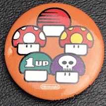 Nintendo Pin Button 2004 Mushrooms Mario Power Up - $12.50