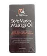 M3 Naturals Arnica Sore Muscle Therapy Anti Cellulite Massage Oil - $21.77