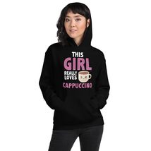 This Girl Really Loves Cappuccino Hoodie | Coffee Lover Unisex Hoodie - $36.51+