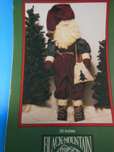 Santa Doll pattern Black Mountain Quilts 116 Country St. Nick soft cloth... - $4.74