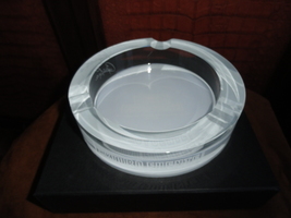 Arturo Fuente Heavy Clear Glass  Ashtray NIB. Measures 7 7/8" diameter image 5