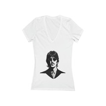 Women&#39;s Custom V-Neck T-Shirt | Slim Fit, Beige, Black, Navy - £16.92 GBP+