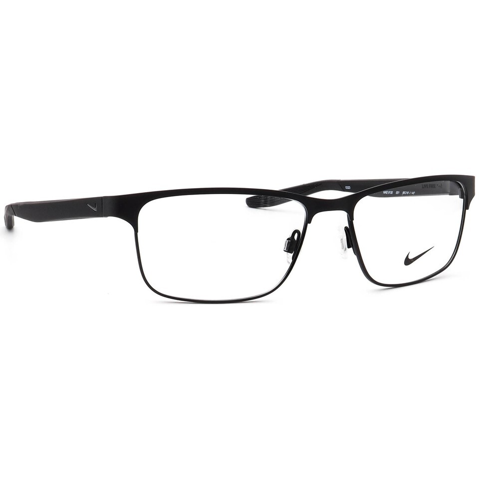 Nike Men&#39;s Eyeglasses 8130 001 Matte Black Square Frame 56[]16 140 - $99.99