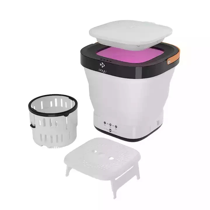 On drain water drying portable clothes mini moyu folding washing machine with dryer f2g thumb200