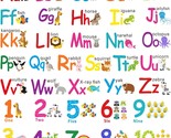 Alphabet Wall Stickers Kids Toddler Decors Animal Abc Stickers Removable... - $17.99