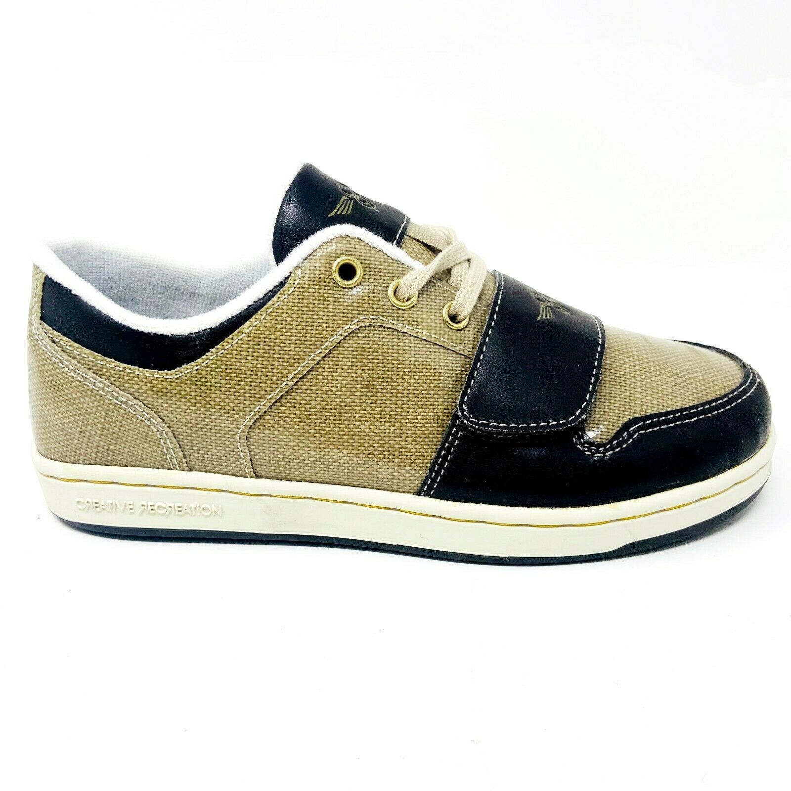 Creative Recreation Cesario Lo Waxed Canvas Brown Youth Kids Sneakers