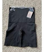 Nautica Intimates Womens Hi-Waist Thigh Slimmer Black Size Medium Pull On - $444.76 MXN