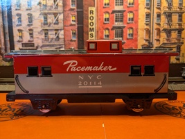 Marx Trains Used  # 20114  7 INCH  Metal N Y C Pacemaker Caboose  Cut Out - $18.00