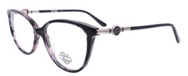 Harley Davidson HD0562 001 Women&#39;s Eyeglasses Frames Cat Eye 52-15-140 Black - £40.35 GBP