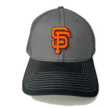 New Era San Francisco Giants MLB Grey Black Fitted Cap 39 Thirty MediumLarge Hat - £19.61 GBP