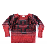 Ralph Lauren Denim &amp; Supply Tribal Knit Fringe Tassel Sweater S/P - $67.68 CAD