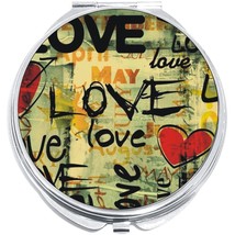 Love Hearts Compact with Mirrors - Perfect for your Pocket or Purse - £9.30 GBP