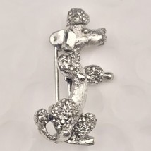 Poodle Pin Brooch Vintage Silver Tone Gerry’s - £7.95 GBP