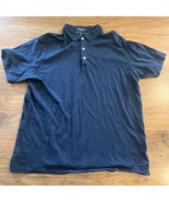 Peter Millar Collection Polo Mens Large Navy Collared Short Sleeve Preppy - £19.07 GBP