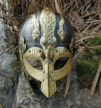 Medieval Hardened Fences Wickes Norman Viking Helmet Replica Ii Sca Larp 16GA - £253.21 GBP