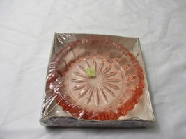 Vintage Mid-Century Rosaline Pink Glass Ashtrays Luminarc FRANCE - £18.30 GBP