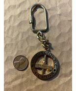 Washington D.C. - U.S. Capitol Souvenir Spinner Keychain Gold Tone - €9,42 EUR