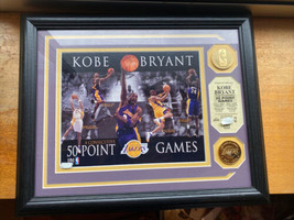 Kobe Bryant 4consecutive 50point Games 2007 Photo Frame with Coin 33×41c... - £575.25 GBP