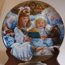 Rare NIGHT TIME STORY Reco 1987 Barefoot Children Authentic Plate Collection  - £7.05 GBP