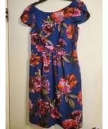 Moulinette Soeurs By Anthropologie Rosado Blue Floral Dress Size 6 - €23,32 EUR